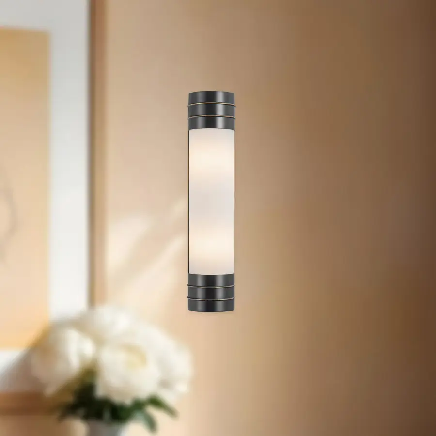 Willard 18-Inch Wall/Vanity Light in Polished Nickel - Image 4