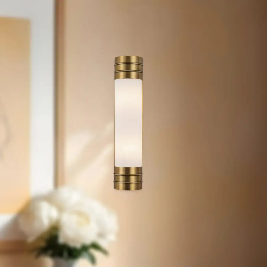 Willard 18-Inch Wall/Vanity Light in Polished Nickel - Image 6