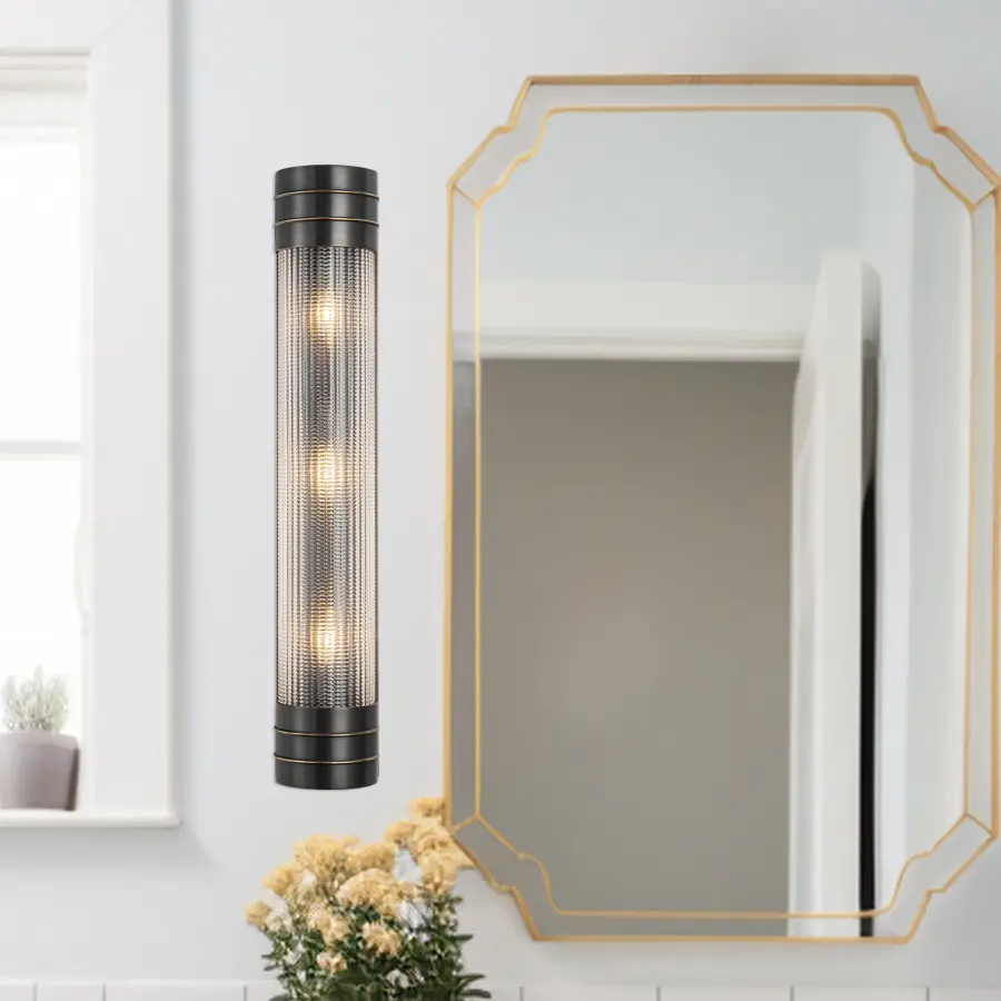 Willard 24-Inch Wall/Vanity Light in Vintage Brass - Image 5
