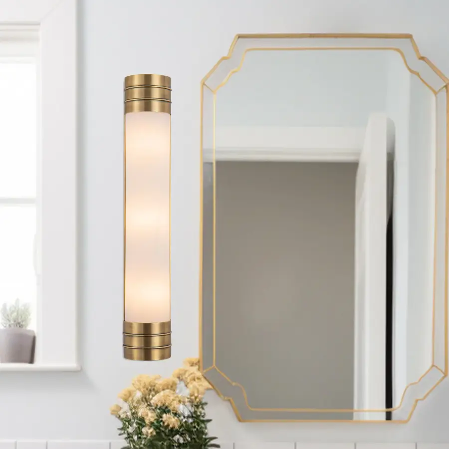 Willard 24-Inch Wall/Vanity Light in Vintage Brass - Image 6