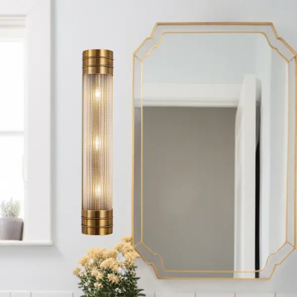 Willard 24-Inch Wall/Vanity Light in Vintage Brass - Image 7