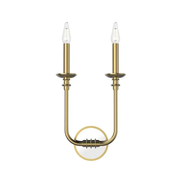 Peabody 10-Inch Wall/Vanity Light in Vintage Brass - Image 3