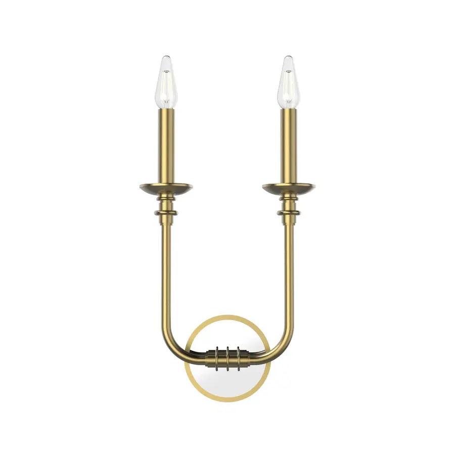 Peabody 10-Inch Wall/Vanity Light in Vintage Brass - Image 3