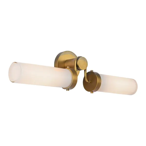 Wynwood 23-Inch Vintage Brass Wall/Vanity Light - Image 7