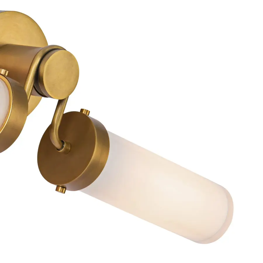 Wynwood 23-Inch Vintage Brass Wall/Vanity Light - Image 8