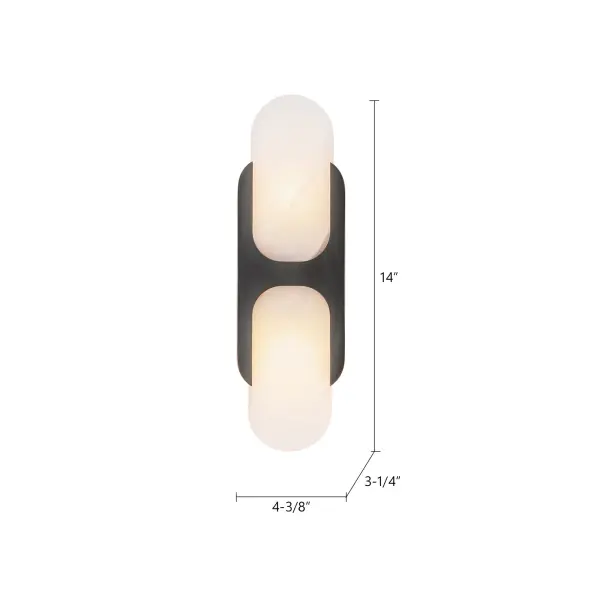 Odin 14-Inch Wall/Vanity Light in Urban Bronze - Image 9