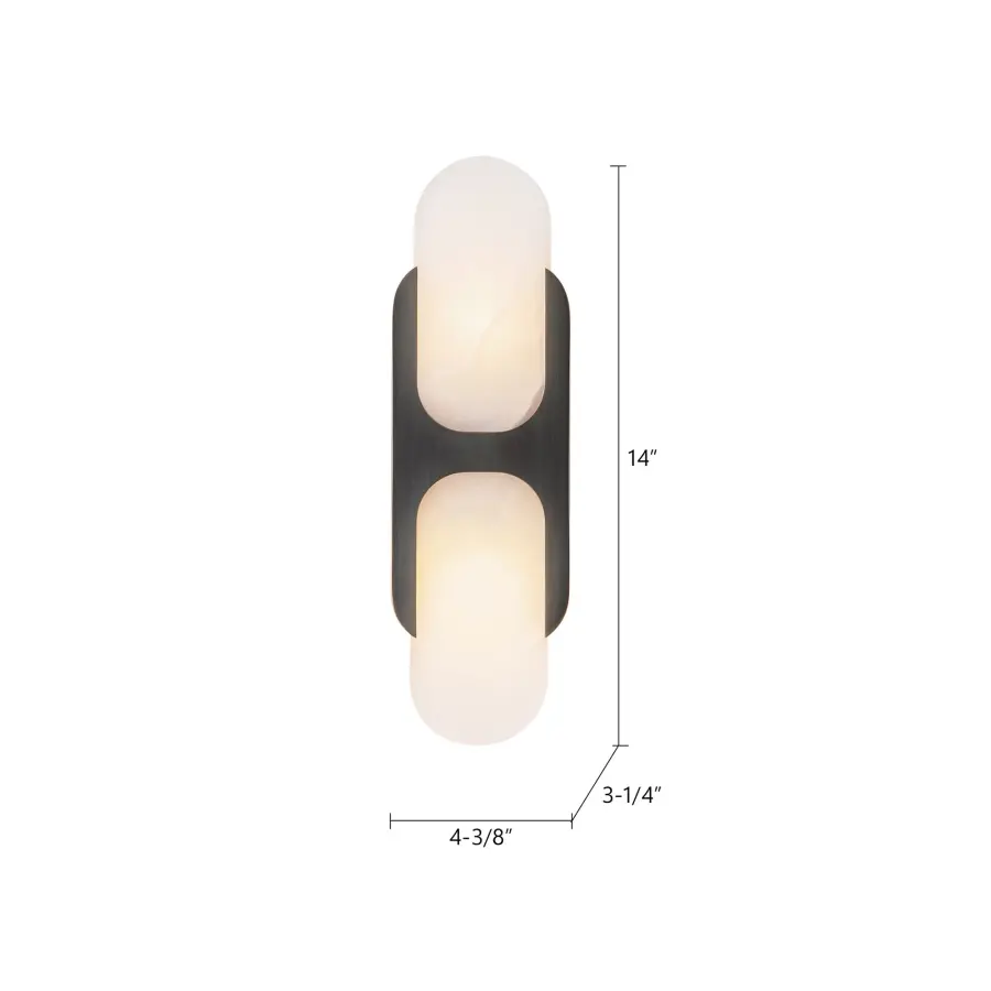 Odin 14-Inch Wall/Vanity Light in Urban Bronze - Image 9