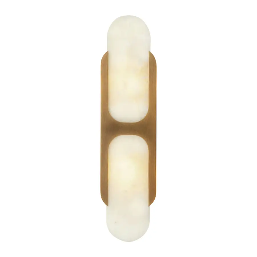 Odin 17-Inch Wall/Vanity Light in Vintage Brass - Image 1