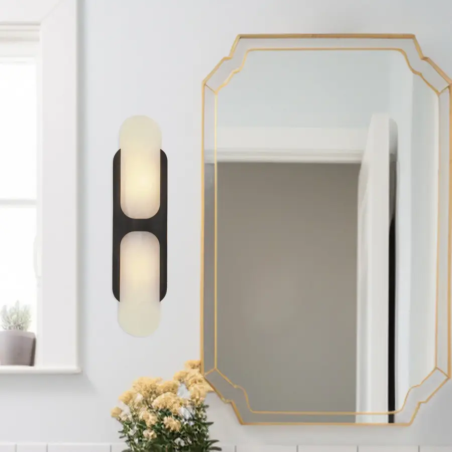 Odin 17-Inch Wall/Vanity Light in Vintage Brass - Image 3