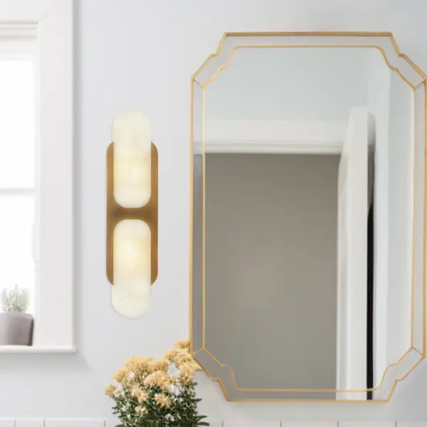 Odin 17-Inch Wall/Vanity Light in Vintage Brass - Image 4