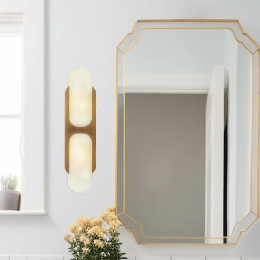 Odin 17-Inch Wall/Vanity Light in Vintage Brass - Image 4