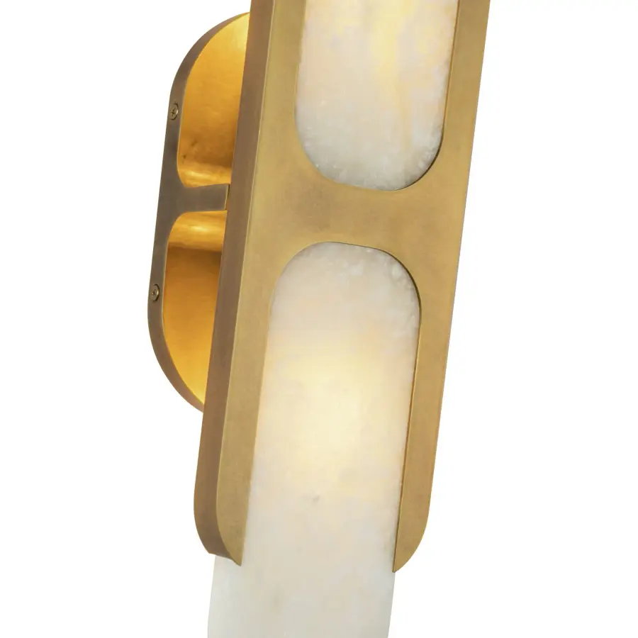 Odin 17-Inch Wall/Vanity Light in Vintage Brass - Image 6