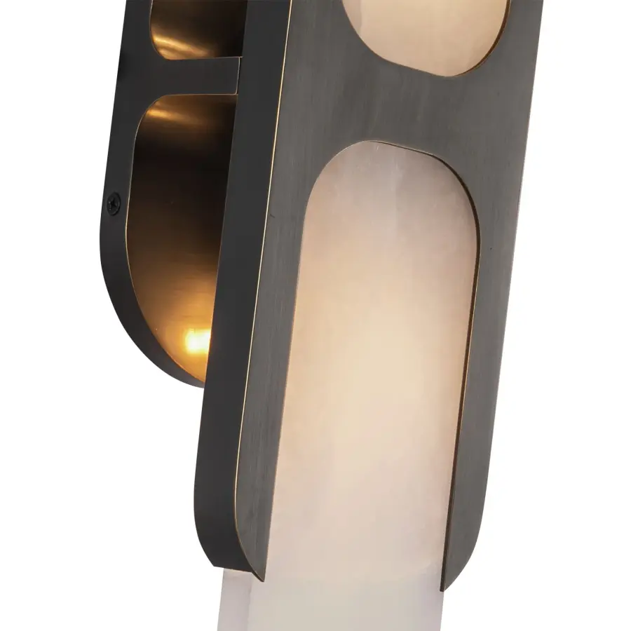Odin 17-Inch Wall/Vanity Light in Vintage Brass - Image 9
