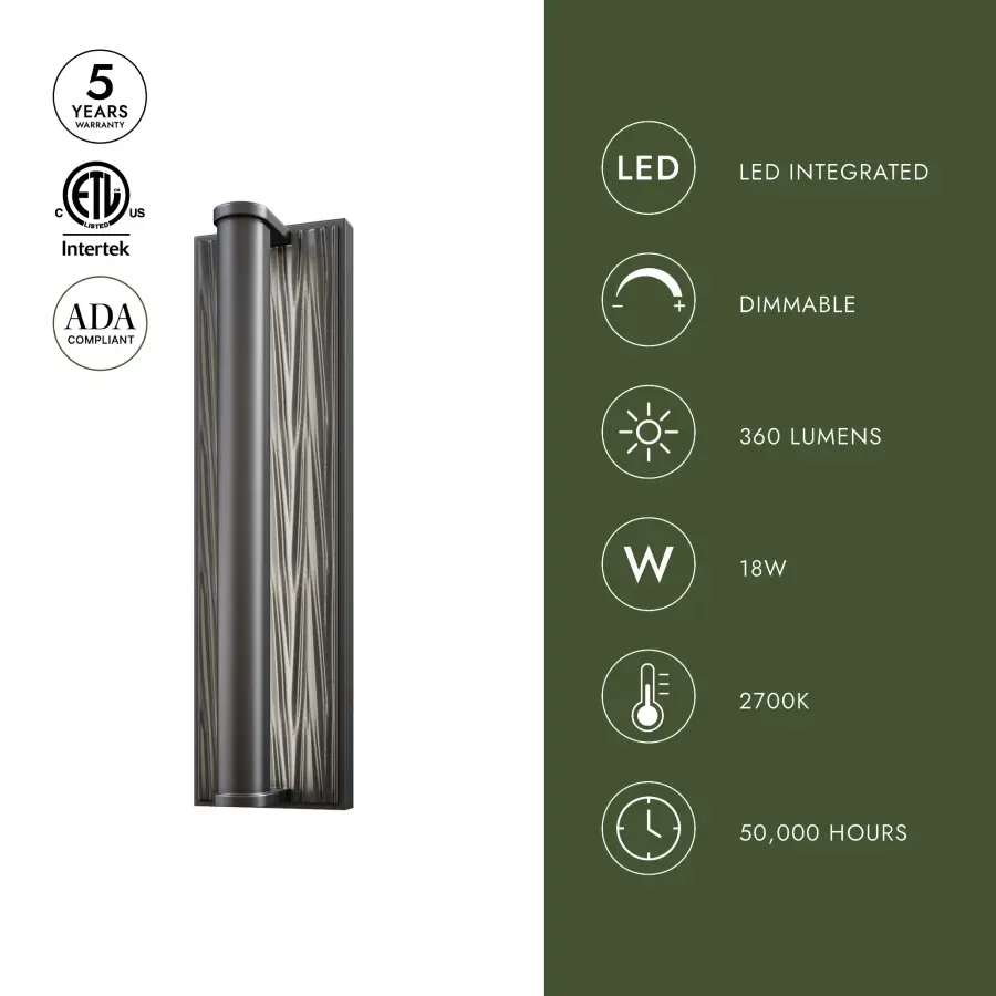 Kensington 15-Inch Wall/Vanity Light - Image 3