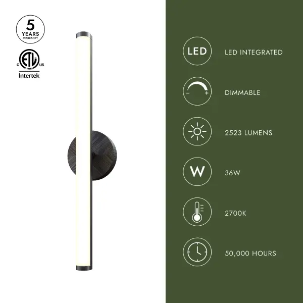 Kensington 30-Inch Wall/Vanity Light - Image 4