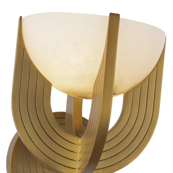 Colette 6-Light Wall/Vanity Light in Urban Bronze with Alabaster - Image 5