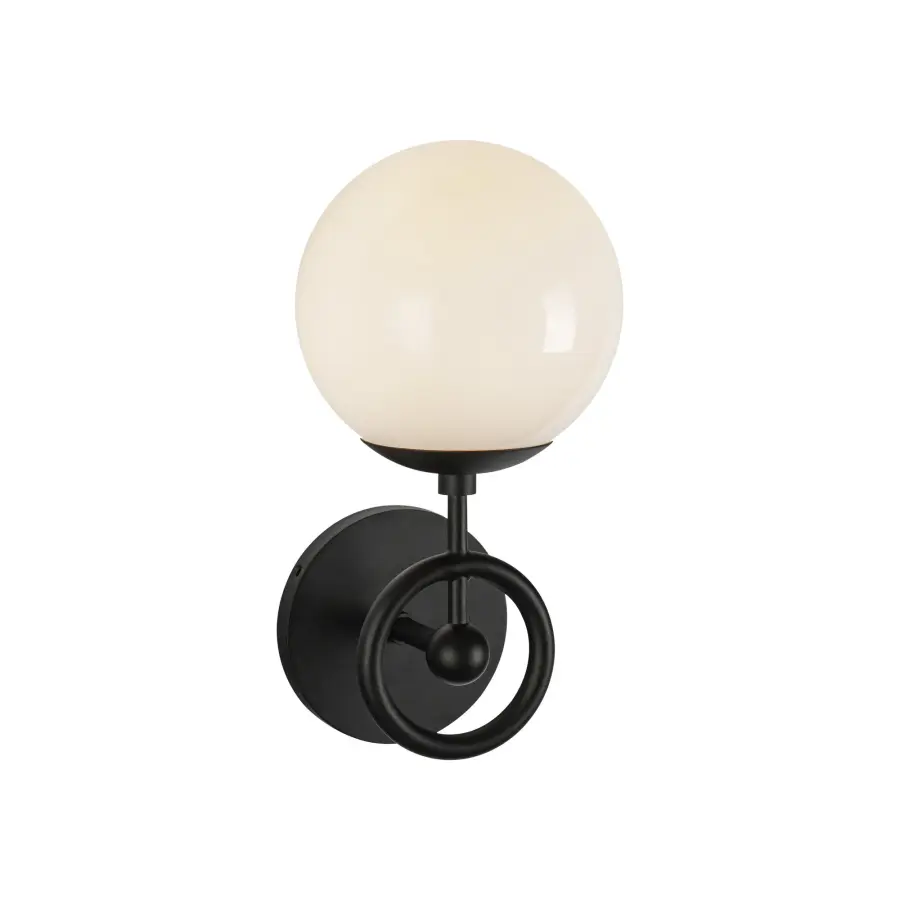 Fiore 6-Inch Wall/Vanity Light in Matte Black - Image 1