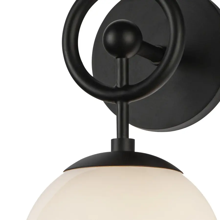 Fiore 6-Inch Wall/Vanity Light in Matte Black - Image 11