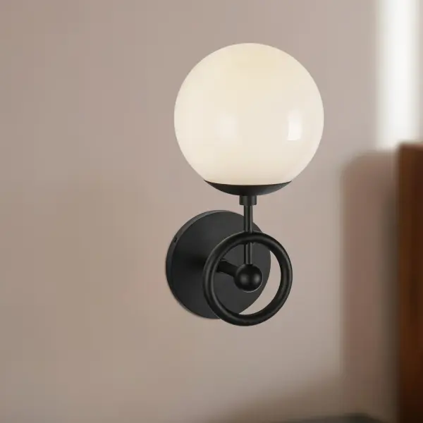 Fiore 6-Inch Wall/Vanity Light in Matte Black - Image 3