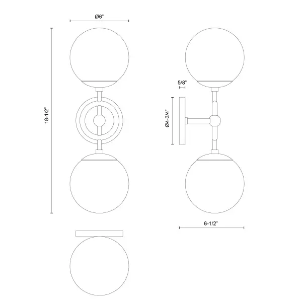 Fiore 18-Inch Wall/Vanity Light in Brushed Gold - Image 17