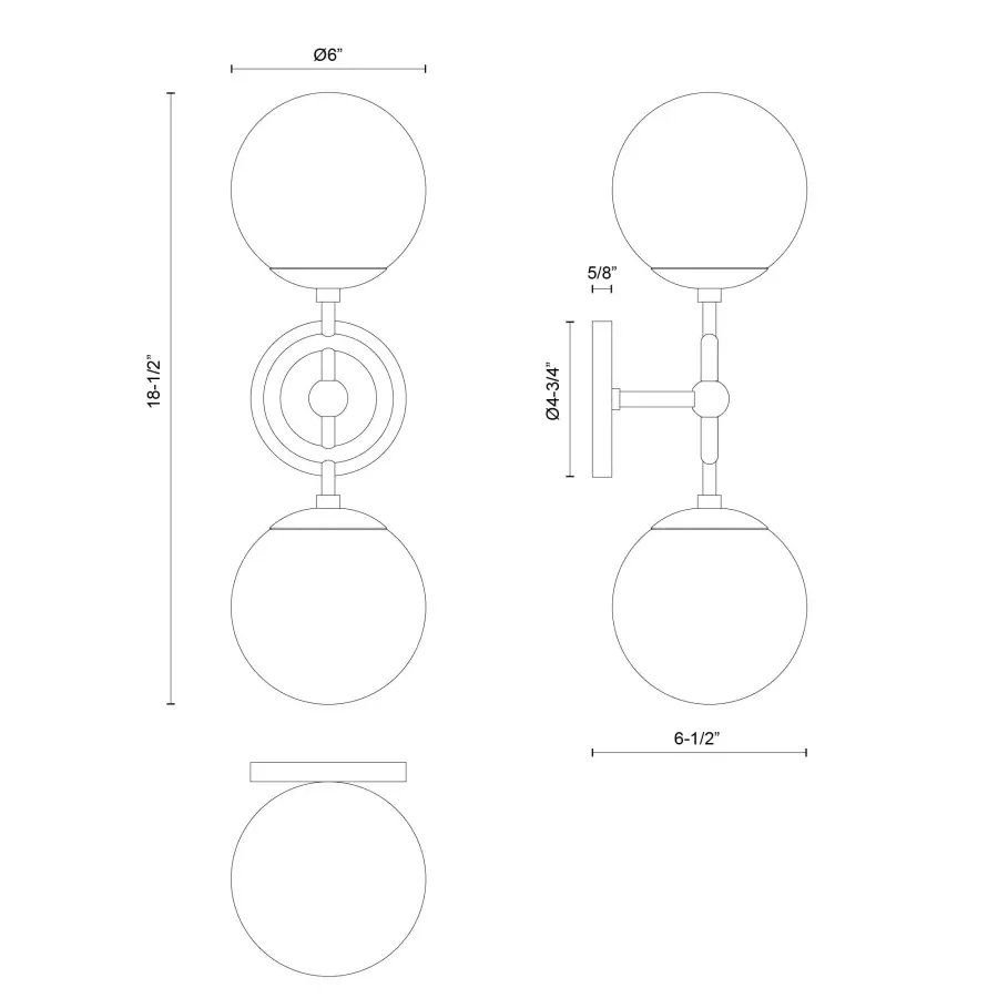Fiore 18-Inch Wall/Vanity Light in Brushed Gold - Image 17