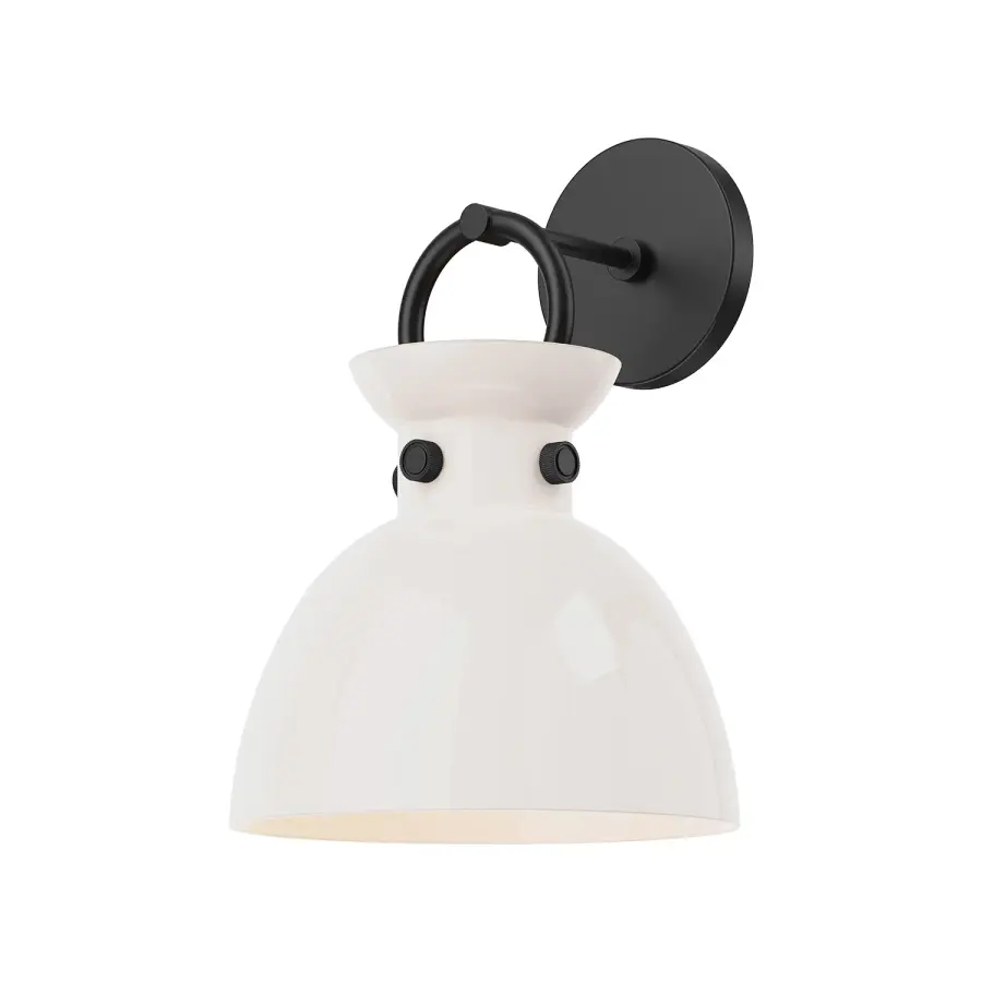 Waldo 9-Inch Wall/Vanity Light in Aged Gold - Image 1