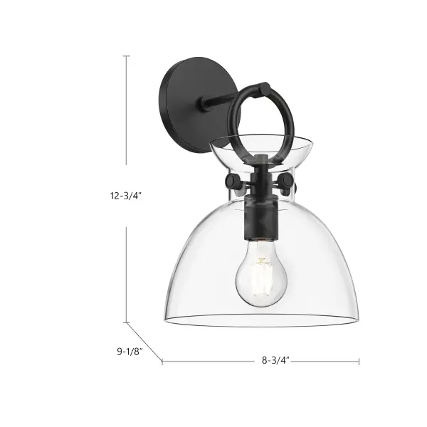 Waldo 9-Inch Wall/Vanity Light in Aged Gold - Image 4