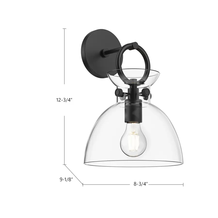 Waldo 9-Inch Wall/Vanity Light in Aged Gold - Image 4