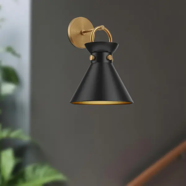 Emerson 9-Inch Wall/Vanity Light in Aged Gold - Image 3