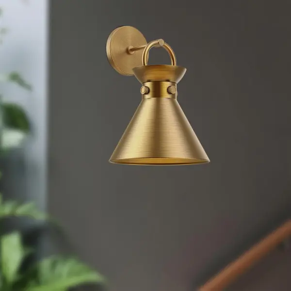 Emerson 9-Inch Wall/Vanity Light in Aged Gold - Image 4