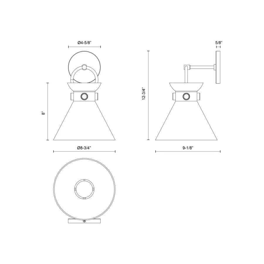 Emerson 9-Inch Wall/Vanity Light - Image 7