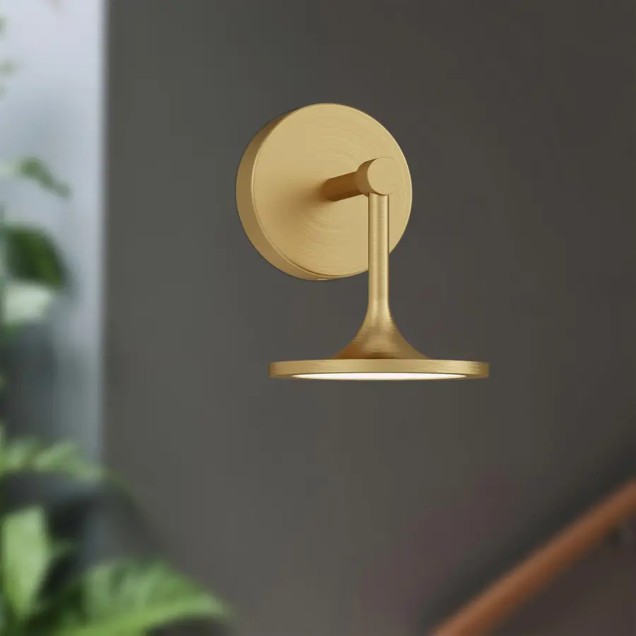 Mid-Century Inspired Vanity Light with Artistic Pottery-Form Design - Image 2