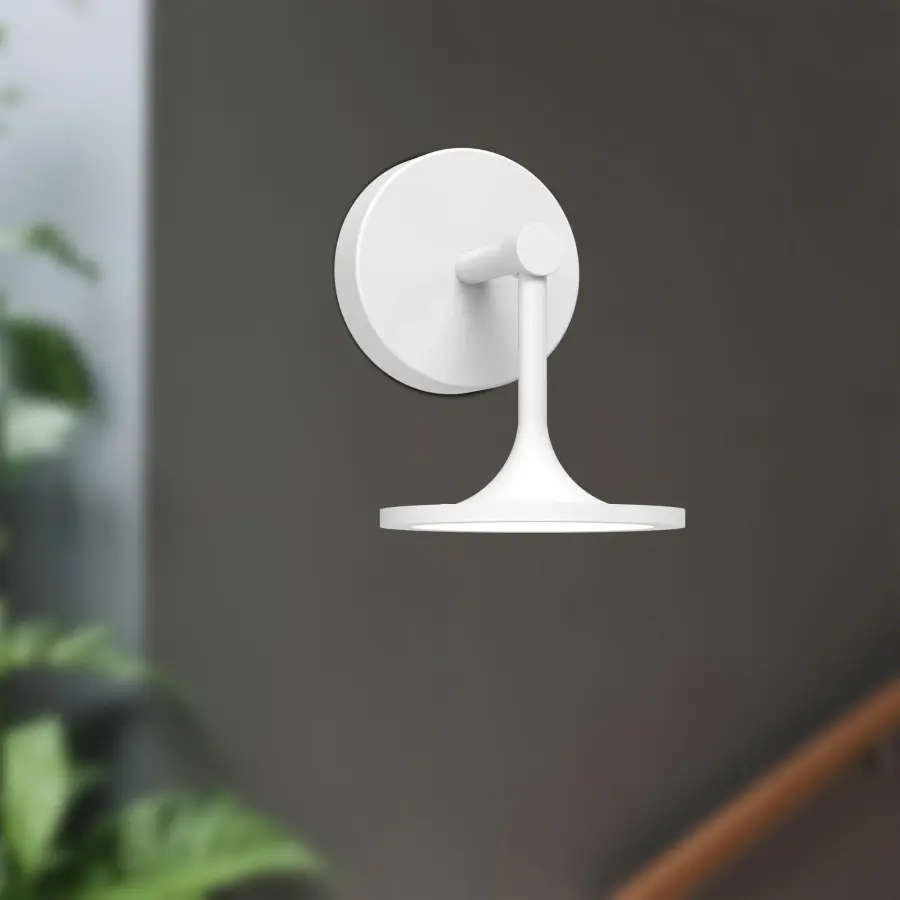 Mid-Century Inspired Vanity Light with Artistic Pottery-Form Design - Image 4