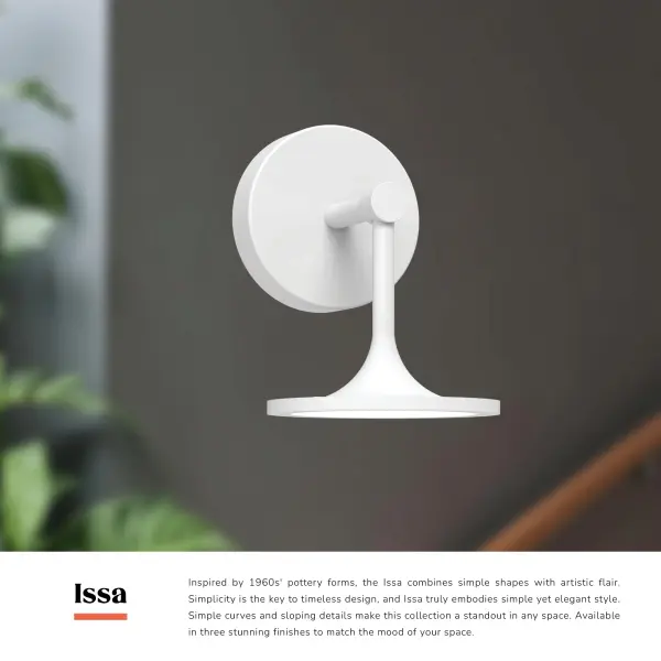 Mid-Century Inspired Vanity Light with Artistic Pottery-Form Design - Image 10