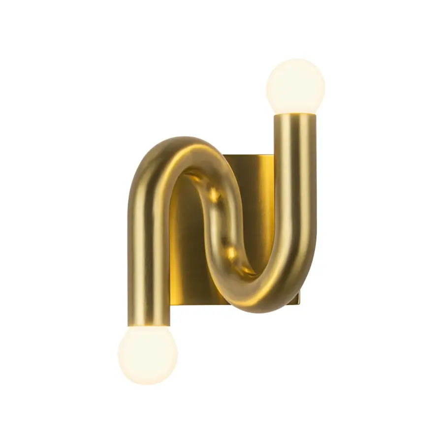 Sadie 6-Inch Wall/Vanity Light in Brushed Gold - Image 4