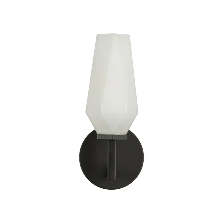 Krysta 10-Inch Wall/Vanity Light in Matte Black - Image 5