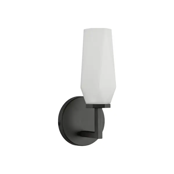 Krysta 10-Inch Wall/Vanity Light in Matte Black - Image 6