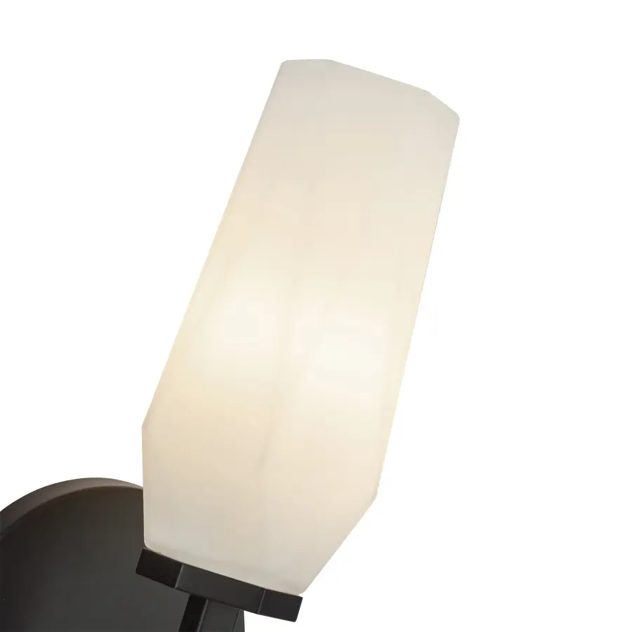 Krysta 10-Inch Wall/Vanity Light in Matte Black - Image 7