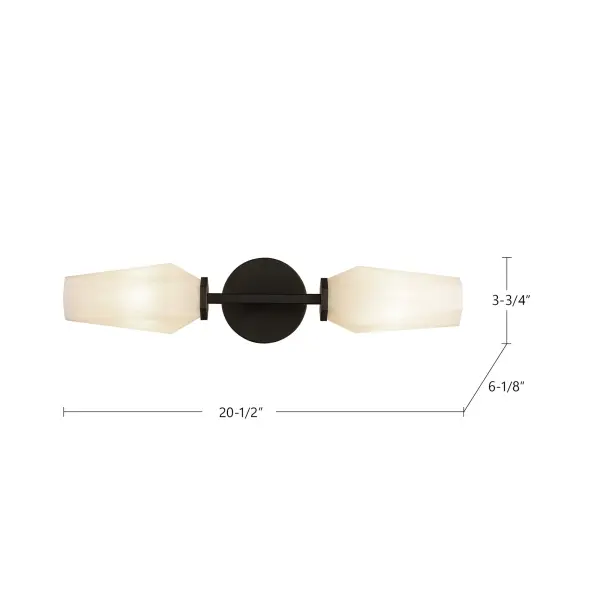 Krysta 20-Inch Wall/Vanity Light in Brushed Gold - Image 16