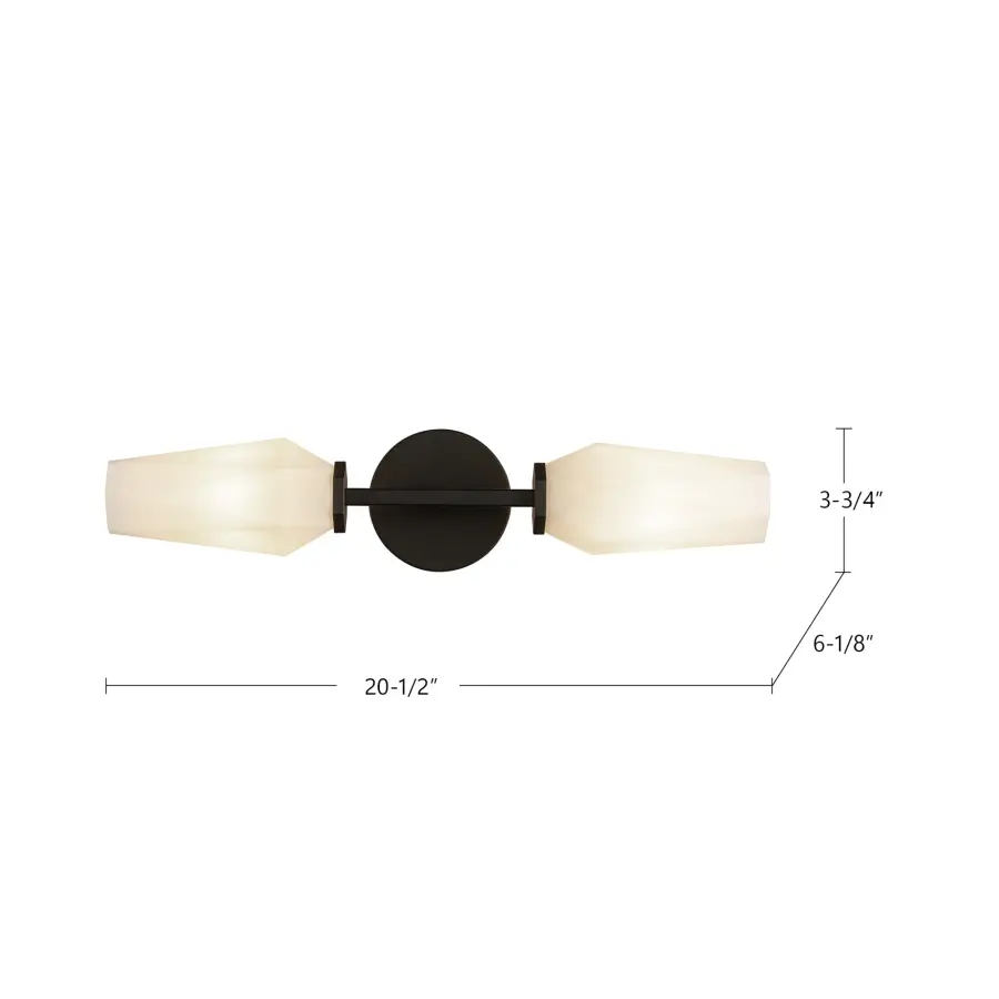Krysta 20-Inch Wall/Vanity Light in Brushed Gold - Image 16