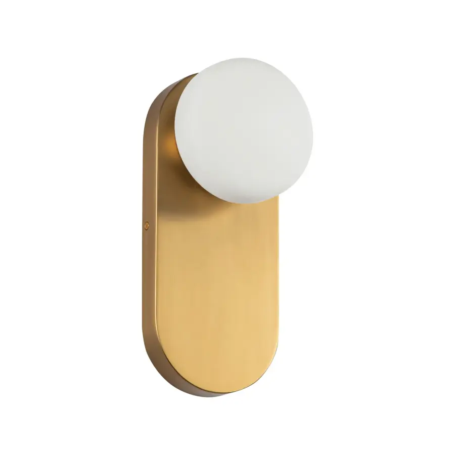 Ariel 12-Inch Wall/Vanity Light in Brushed Gold - Image 7