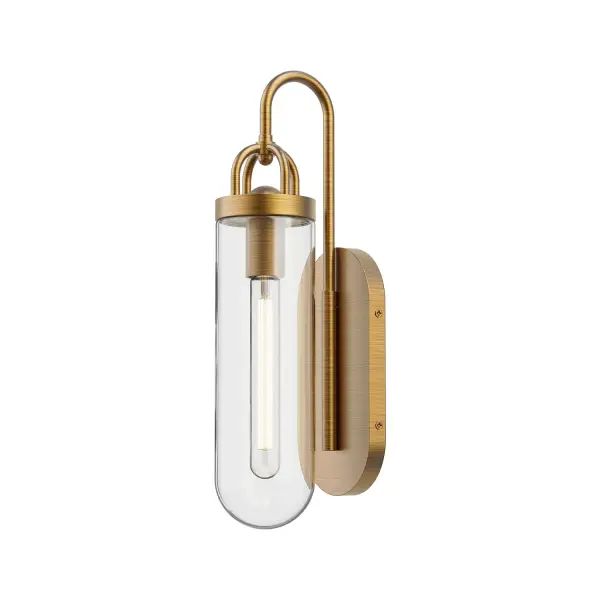 Lancaster 5-Inch Wall/Vanity Light in Aged Gold - Image 6