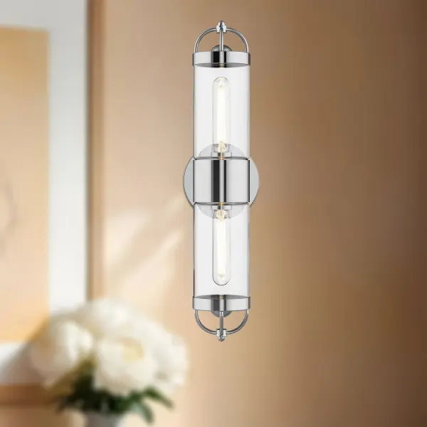 Lancaster 21-Inch Wall/Vanity Light in Aged Gold - Image 3