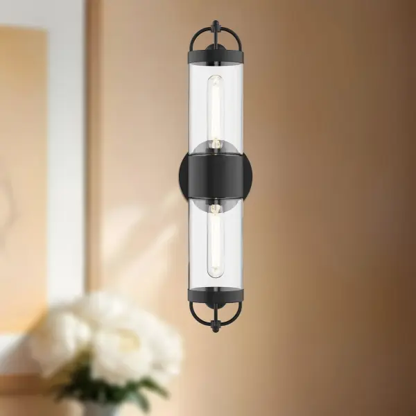 Lancaster 21-Inch Wall/Vanity Light in Aged Gold - Image 4