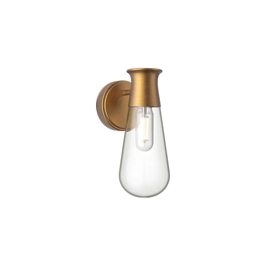 Marcel 5-Inch Wall/Vanity Light in Aged Gold - Image 6