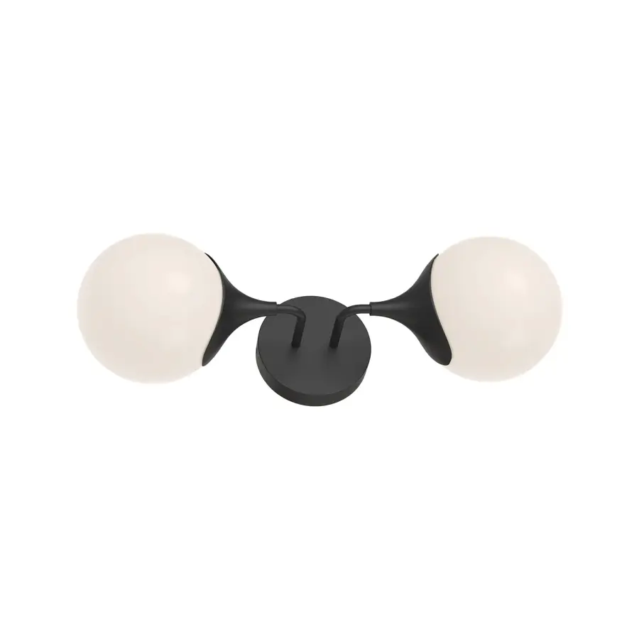 Nouveau 19-Inch Wall/Vanity Light in Aged Gold - Image 1