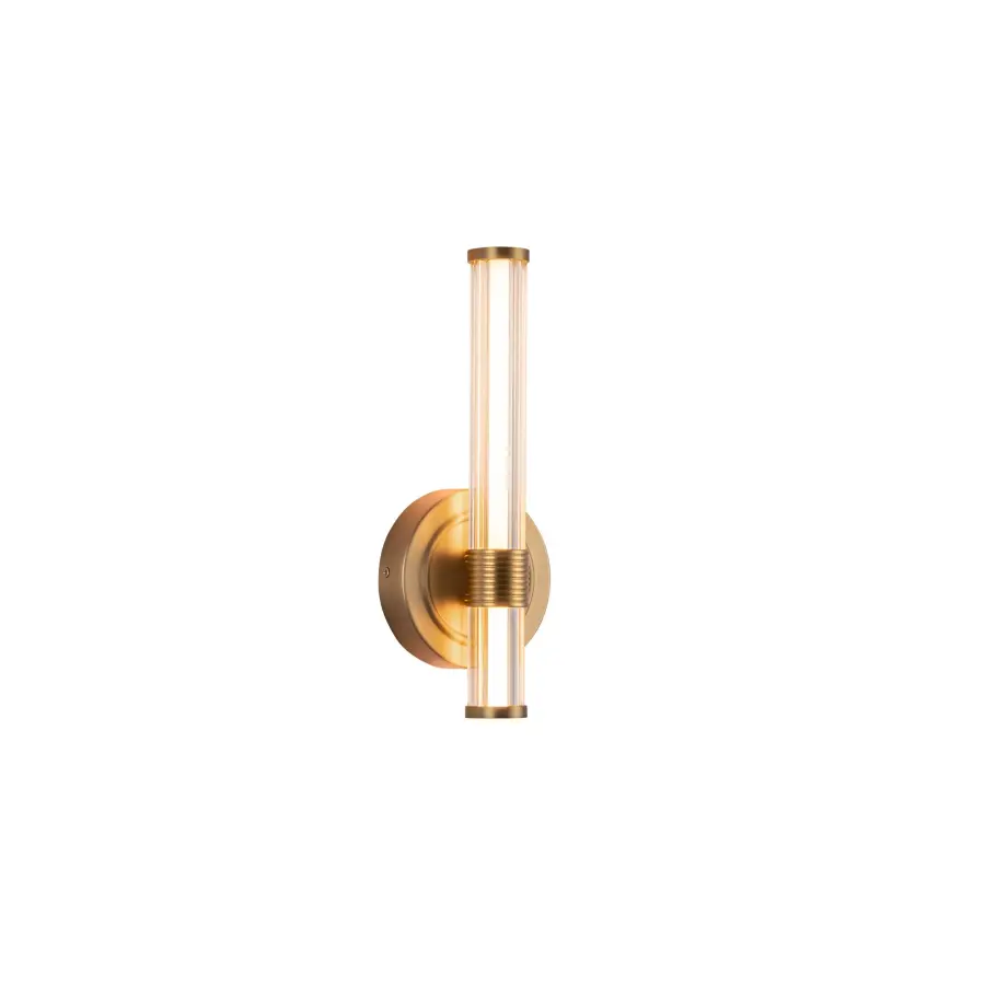Elsie 12-Inch Wall/Vanity Light in Brushed Gold - Image 2