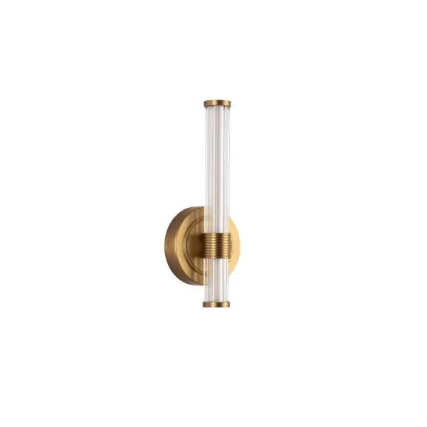 Elsie 12-Inch Wall/Vanity Light in Brushed Gold - Image 3