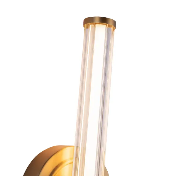 Elsie 12-Inch Wall/Vanity Light in Brushed Gold - Image 4