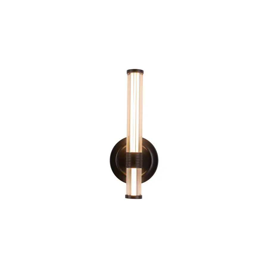 Elsie 12-Inch Wall/Vanity Light in Brushed Gold - Image 6